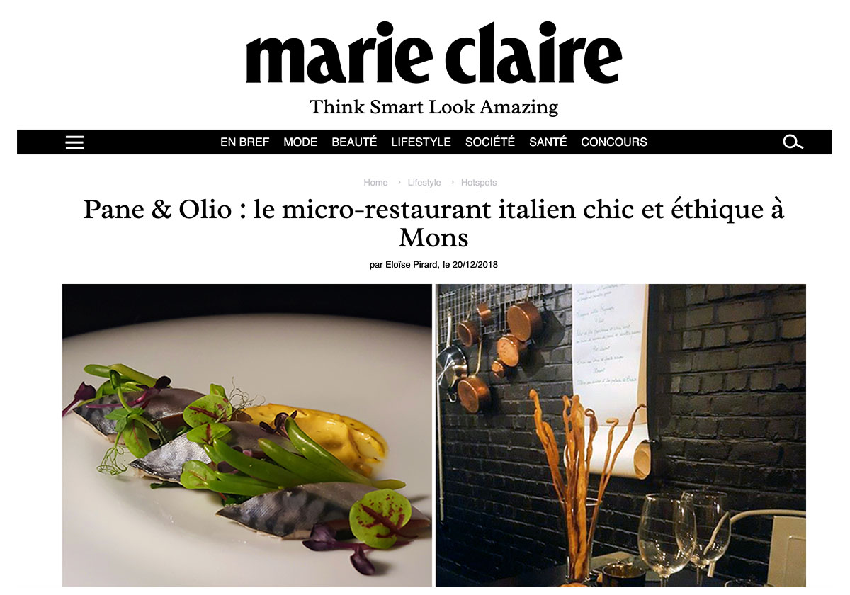Marie Claire Pane & Olio Micro Restaurant
